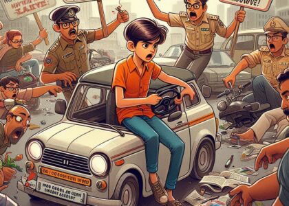 Minors without driving license